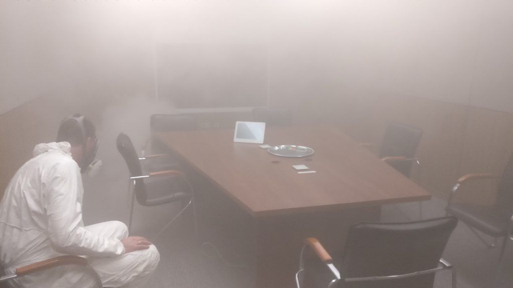 Сухой туман от запахов. Обработка сухим туманов в Мурманске. Цены